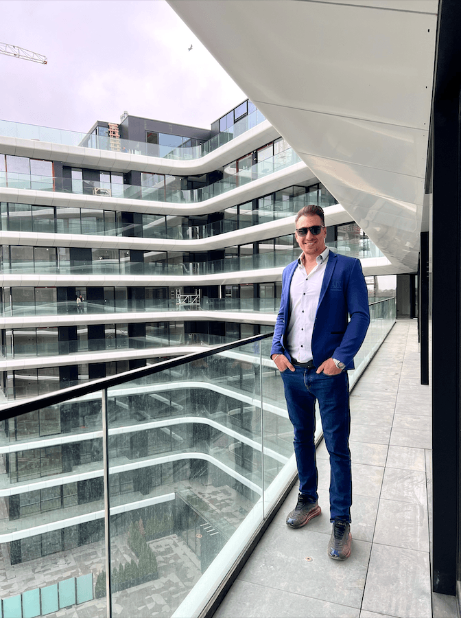 Architectural Walkthrough — Yacht Kid Luxury Atrium Balcony