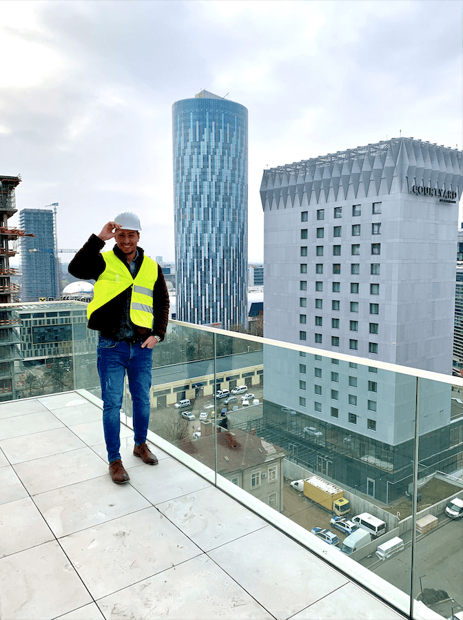 On-Site Construction Inspection — SkyTower Bucharest Skyline