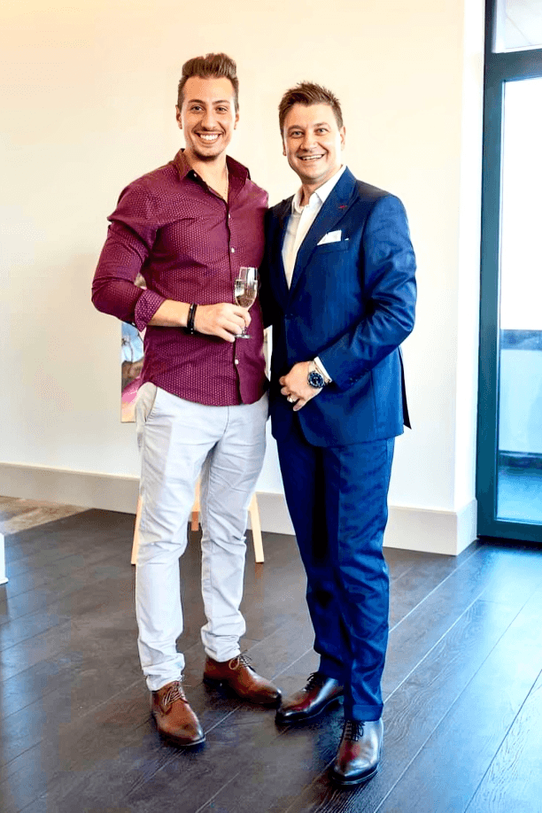 Executive Acquisition Reception — Partner Champagne Toast