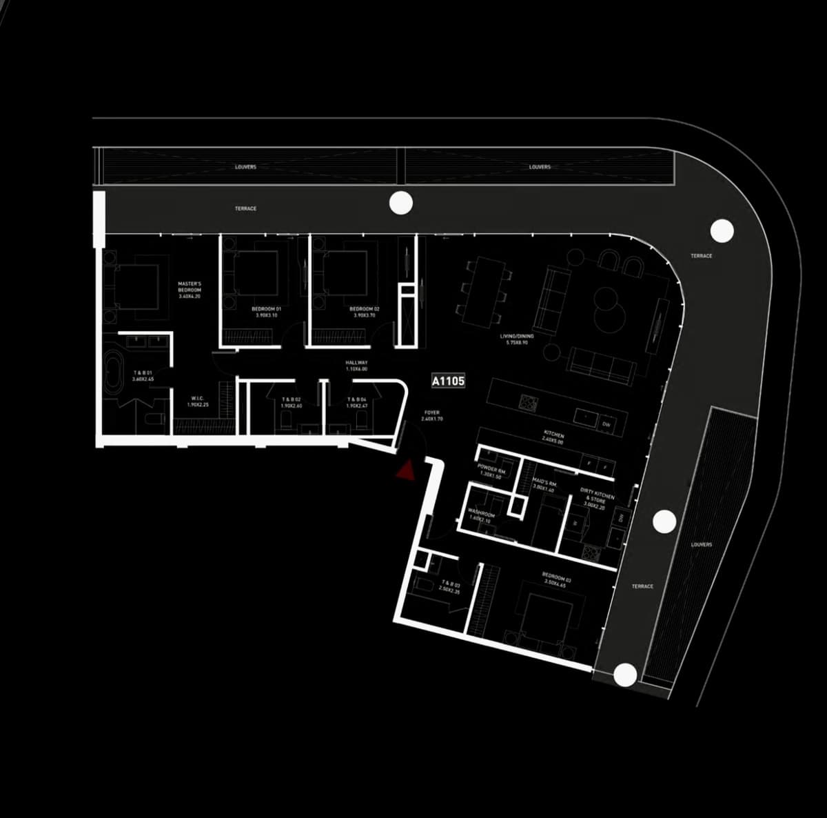 BRABUS Island & Signature Waterfront Sky Mansions view 5
