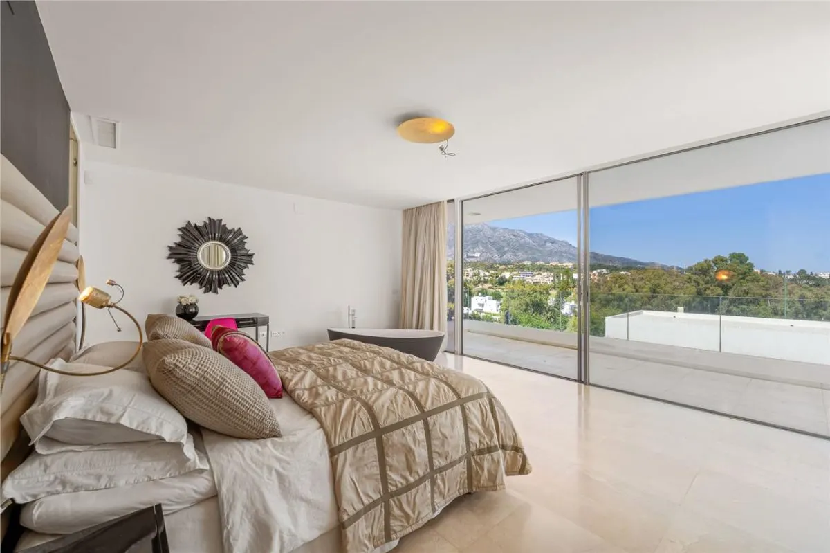 Marbella Hill Club Mediterranean Modern Villa view 18